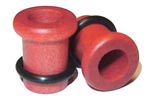 Pink Ivory Top Hat Tunnels