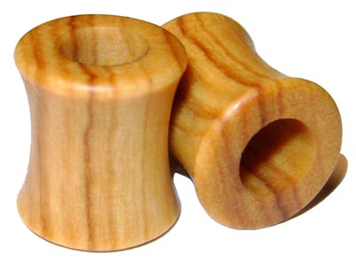 0000g 0000 G Gauge 11.68mm Organic Olivewood Double Flared Exotic Wood Tunnels